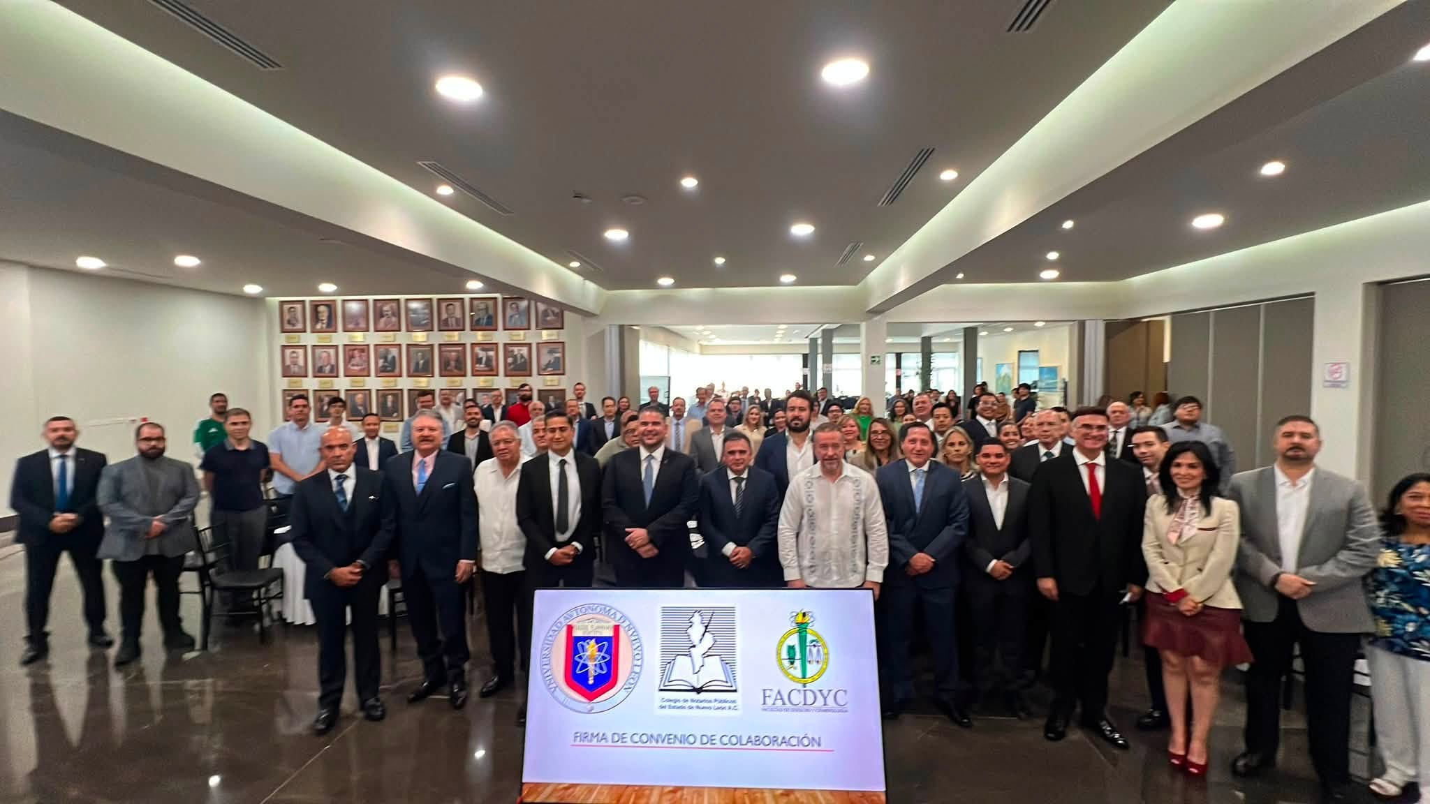 FACDyC fortalece la formación jurídica con alianza estratégica con el Colegio de Notarios Públicos de Nuevo León